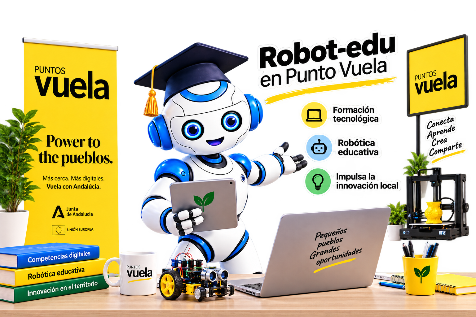 Capacitación STEAM para dinamizadores de Puntos Vuela